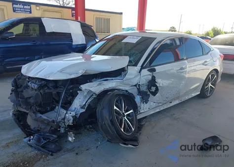 2023 Honda Civic Touring z USA, uszkodzony, nr VIN 2HGFE1F9XPH319856